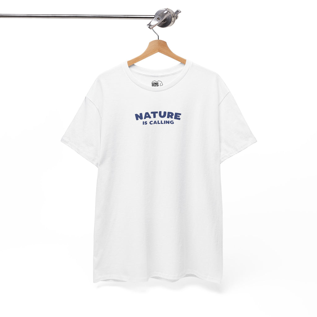 Nature Is Calling Camping T-Shirt care instructions included - T-Shirt