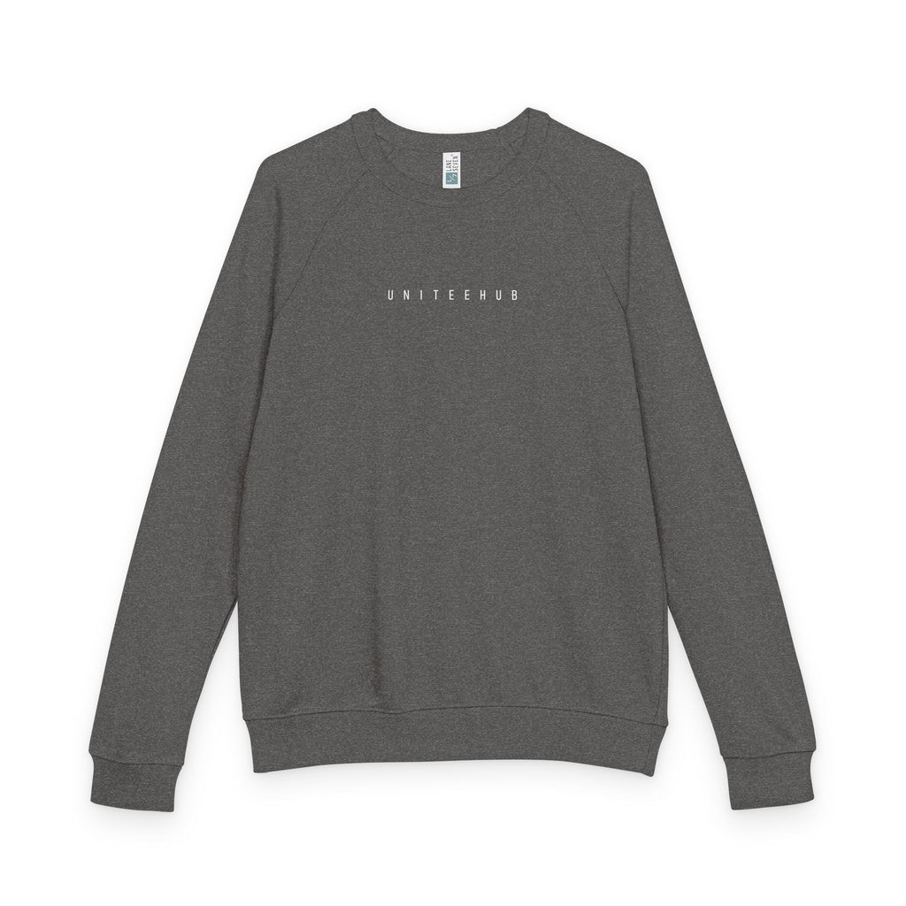 UniTeeHub Charcoal Gray Relaxed Fit Crewneck Sweatshirt - Sweatshirt