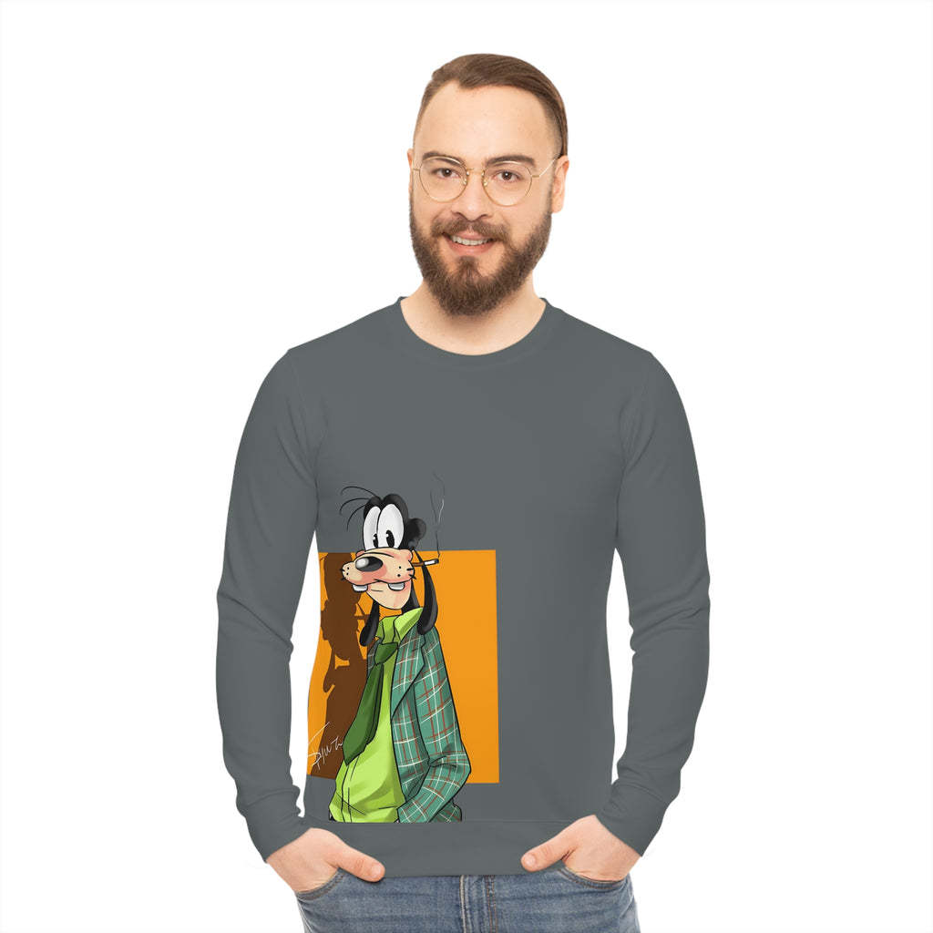 Goofy Lightweight Sweatshirt - Casual Comfort for Disney Fans - L - All Over Prints