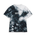 Tie-dye t-shirt with 'UNITEE' branding on a white background