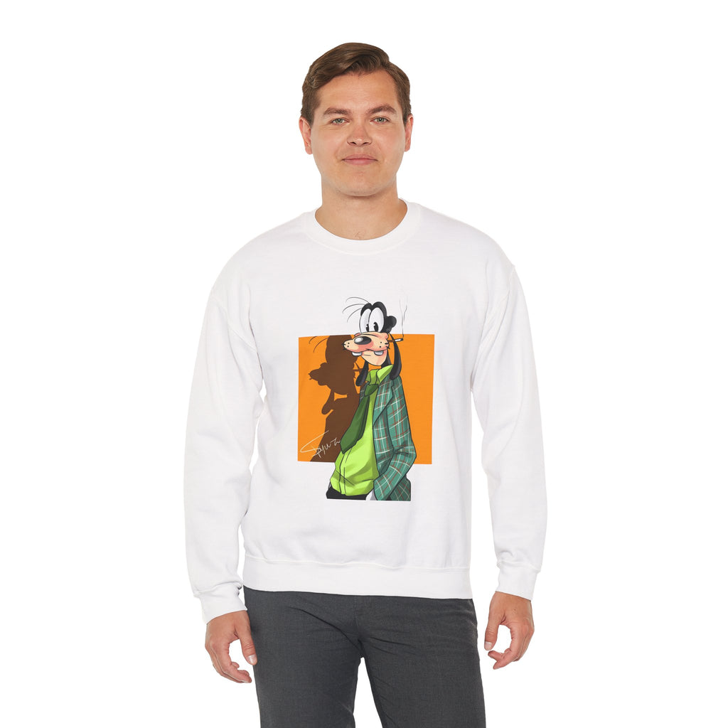Goofy Graphic Crewneck Sweatshirt - Sweatshirt