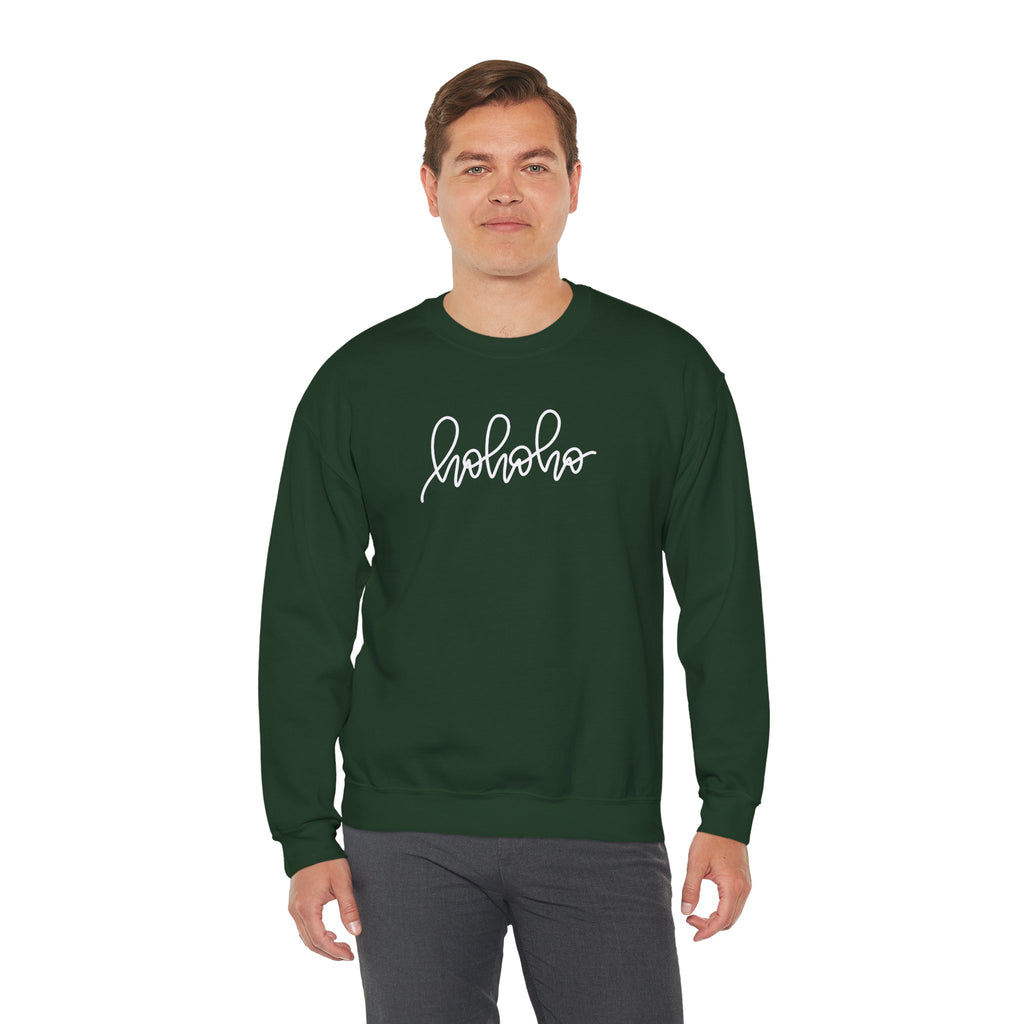 Ho Ho Ho Green Crewneck Sweatshirt - Sweatshirt