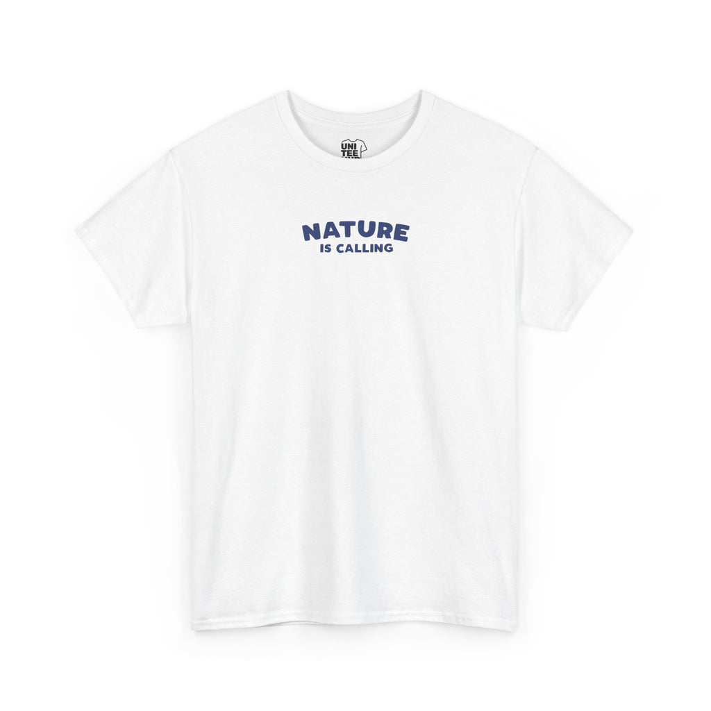 Nature Is Calling Camping T-Shirt care instructions included - T-Shirt