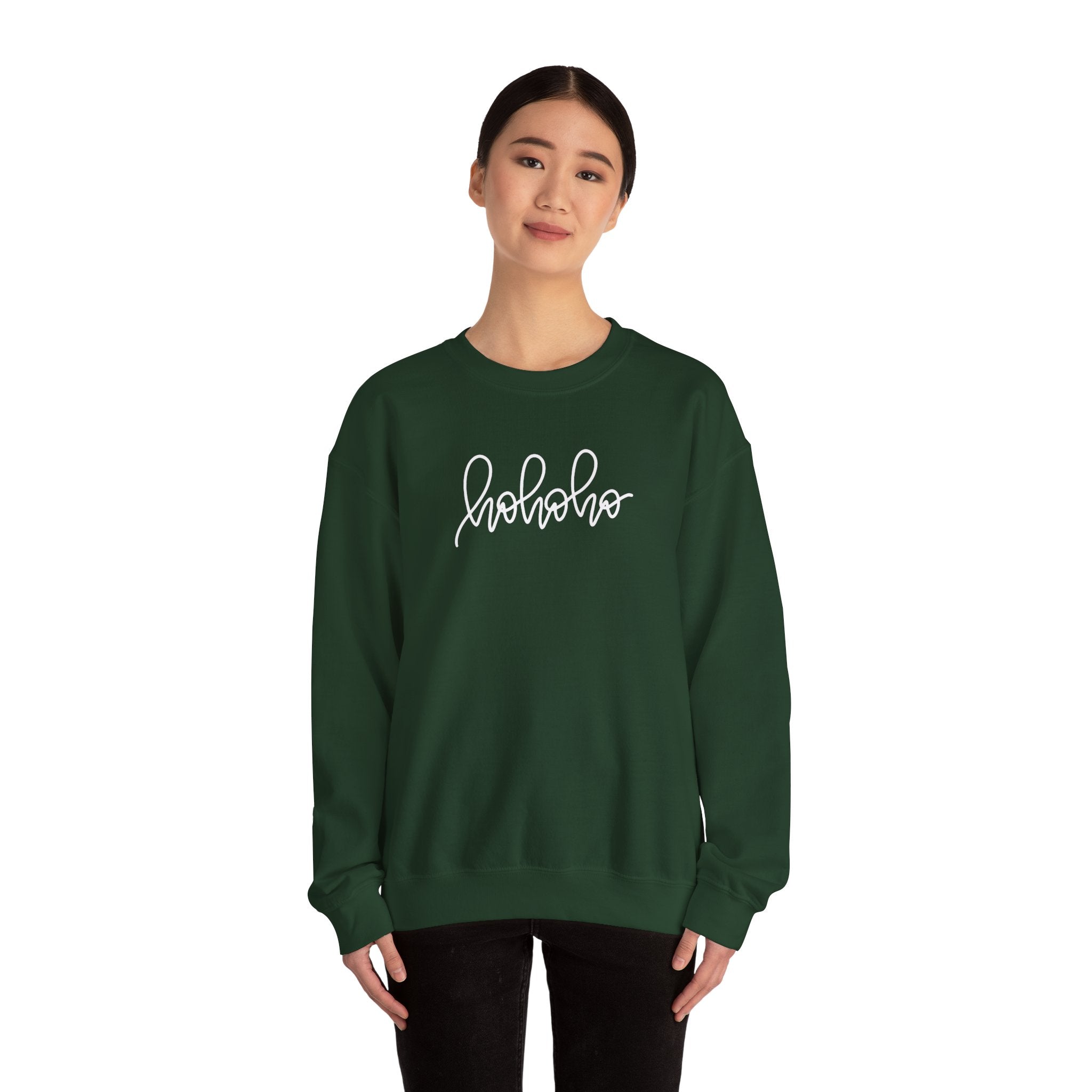 Ho Ho Ho Green Crewneck Sweatshirt - Sweatshirt