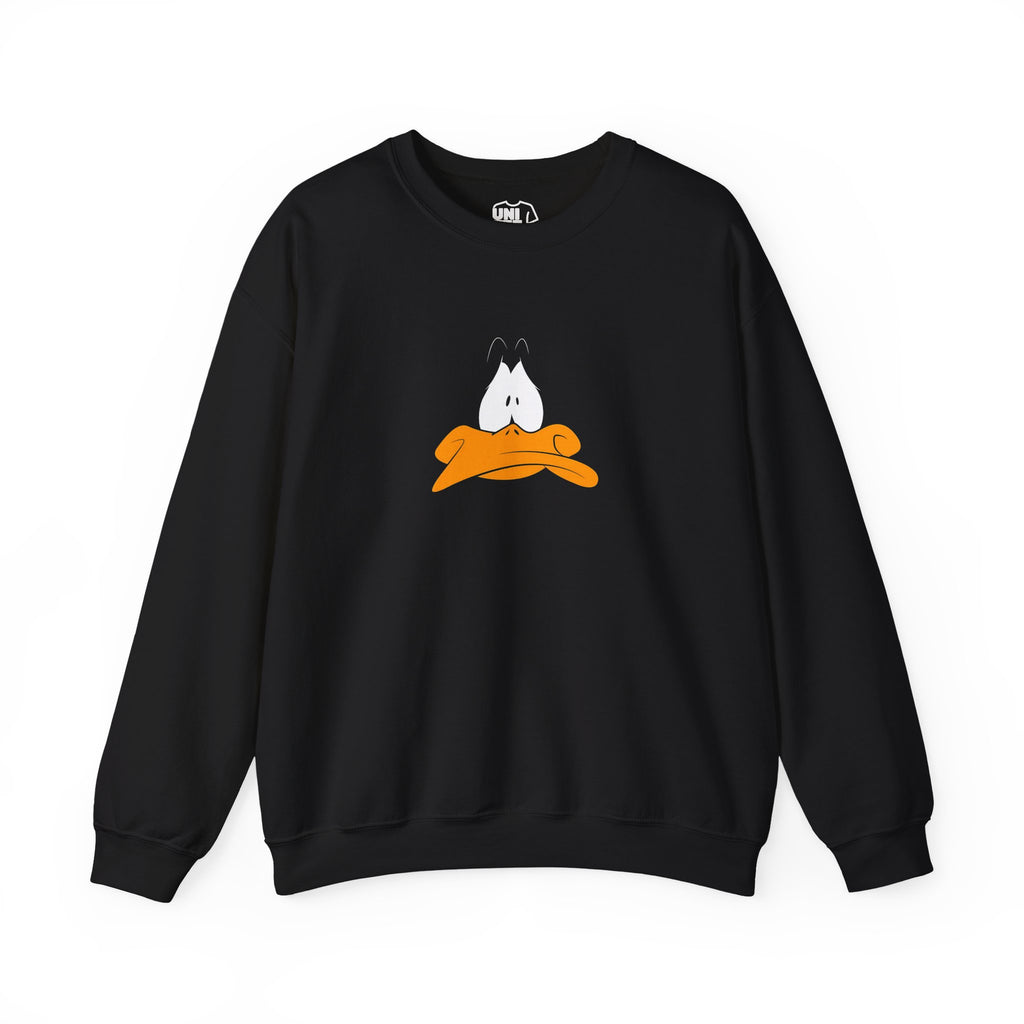 Cute Duck Face Unisex Crewneck Sweatshirt - Black / S - Sweatshirt