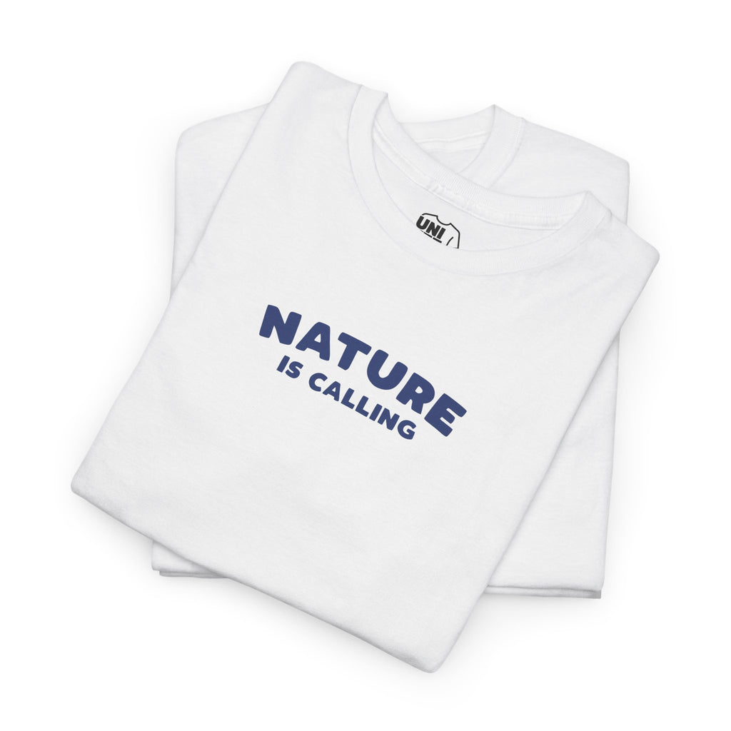 Nature Is Calling Camping T-Shirt care instructions included - T-Shirt