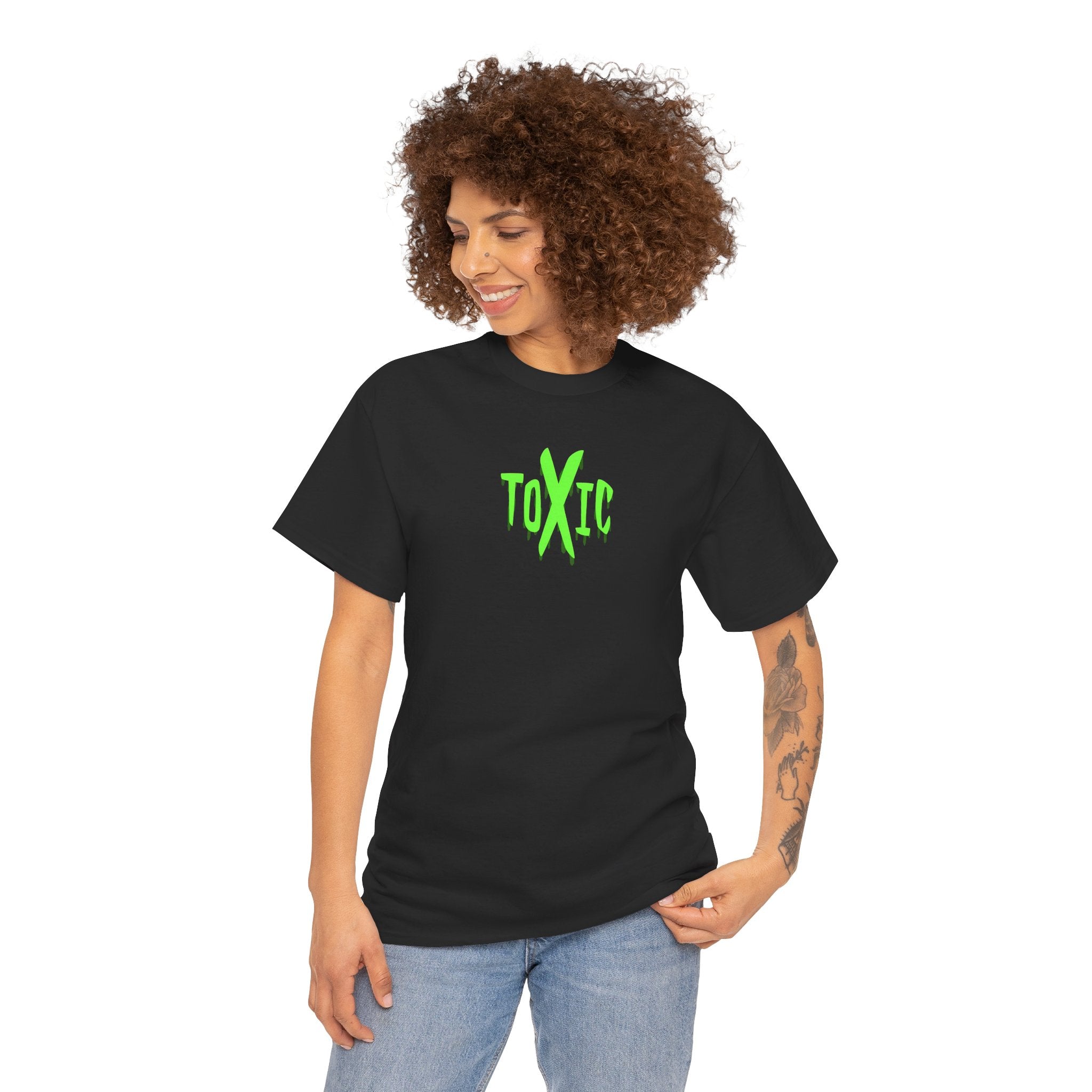 Toxic Mouth Graphic Tee Streetwear Neon - T-Shirt