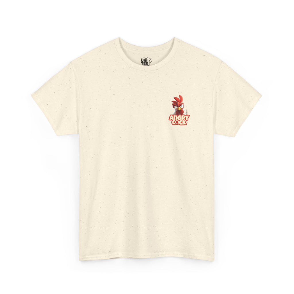 Grumpy Rooster Graphic Tee Machine Wash Max 30C - Natural / S - T-Shirt