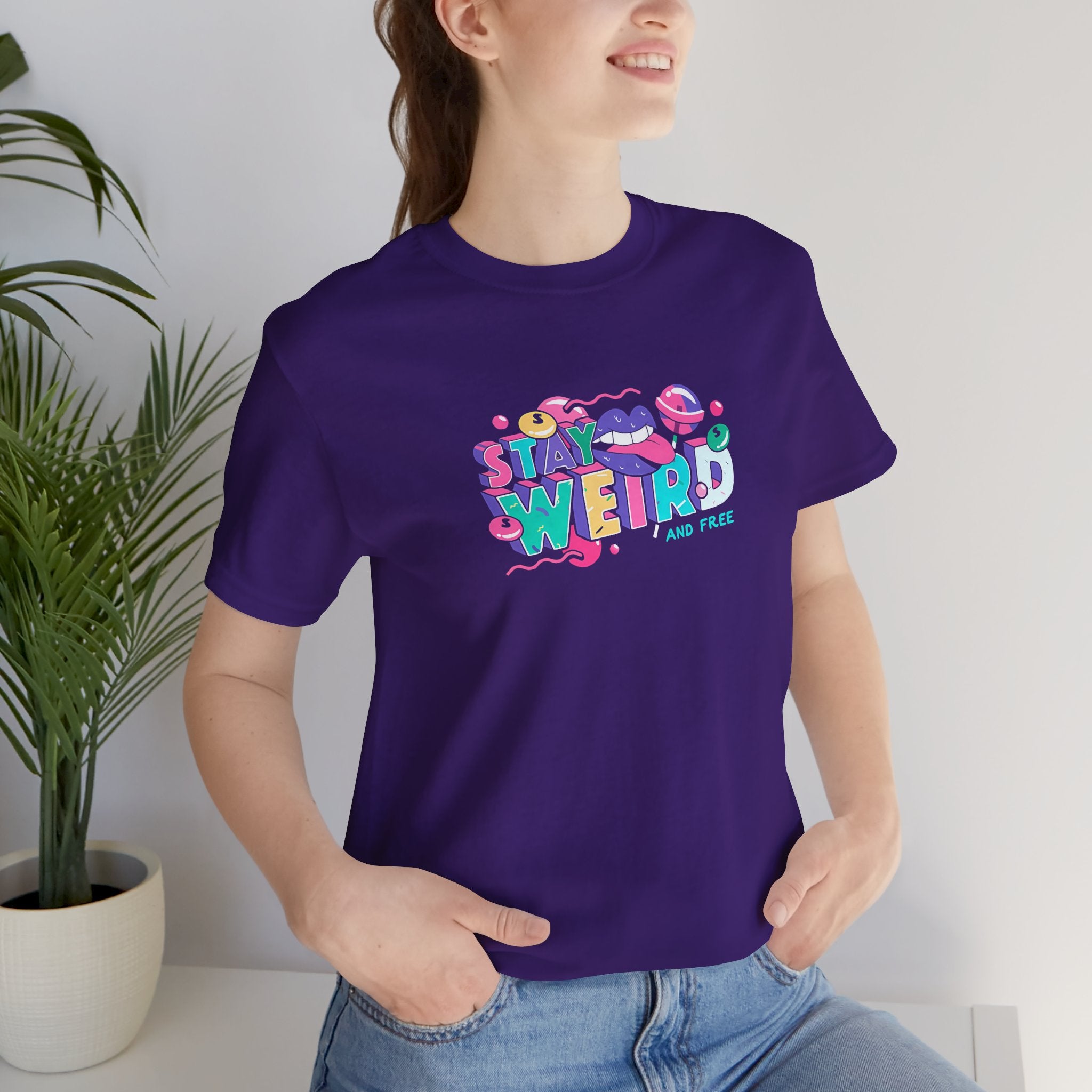 Stay Weird & Free Unisex Jersey Tee - T-Shirt