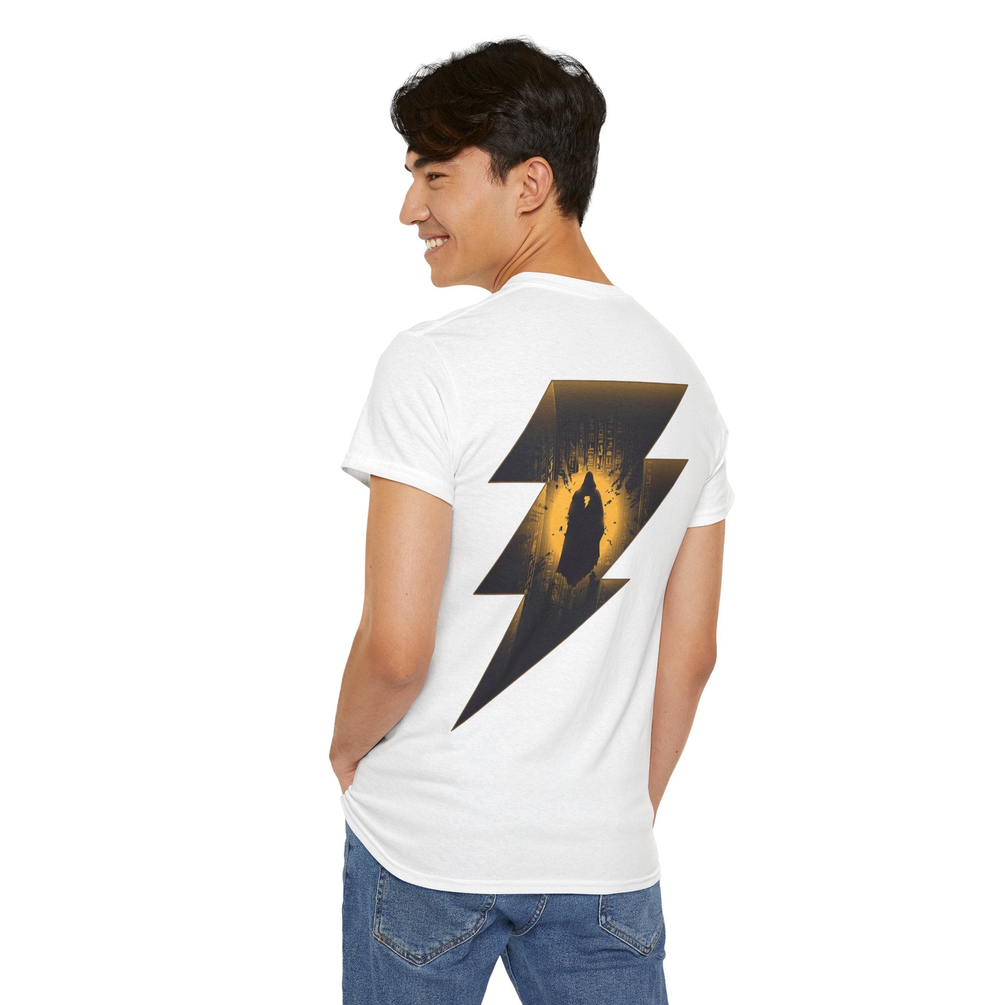 Shazam! Lightning Bolt Graphic Tee - Retro Superhero - T-Shirt