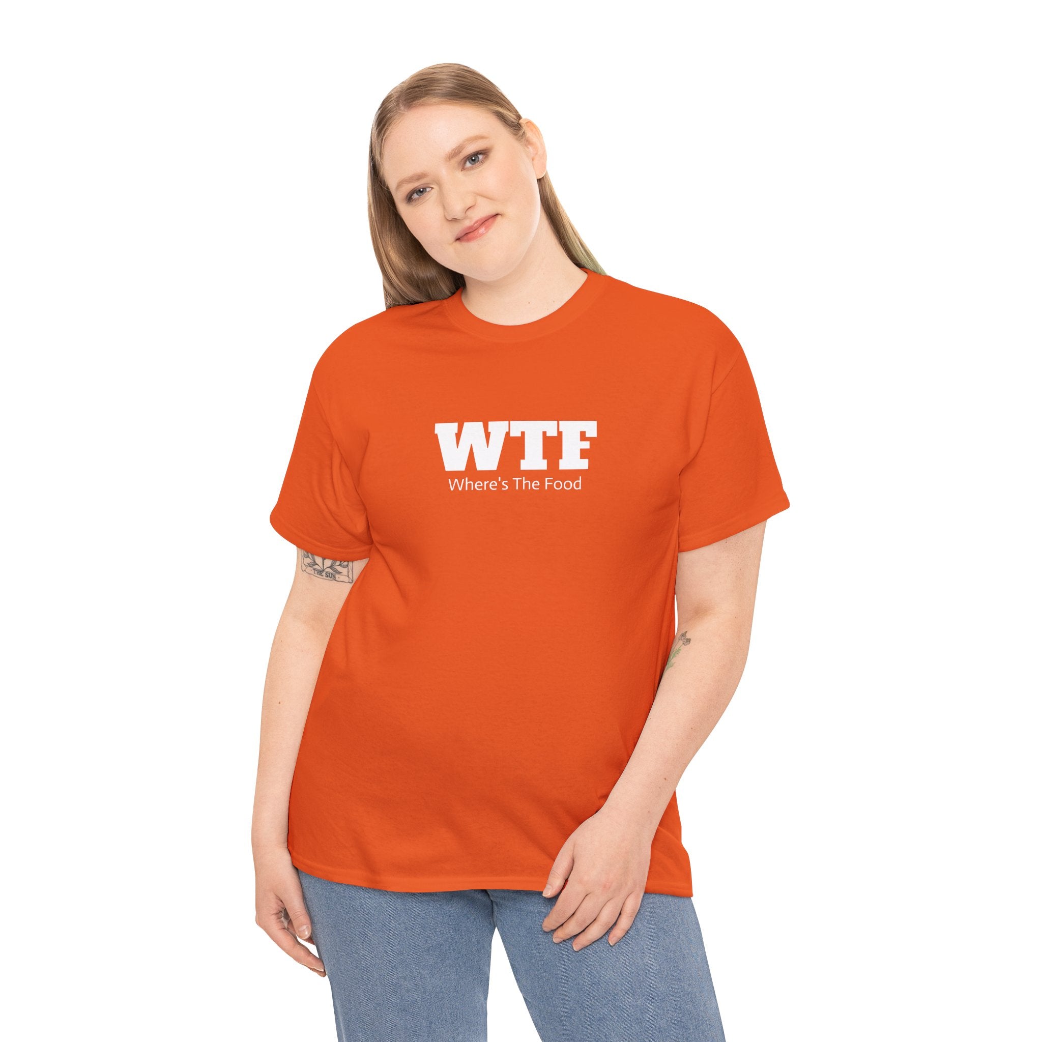 WTF Where’s The Food Tee — Funny Foodie Graphic T-Shirt - T-Shirt