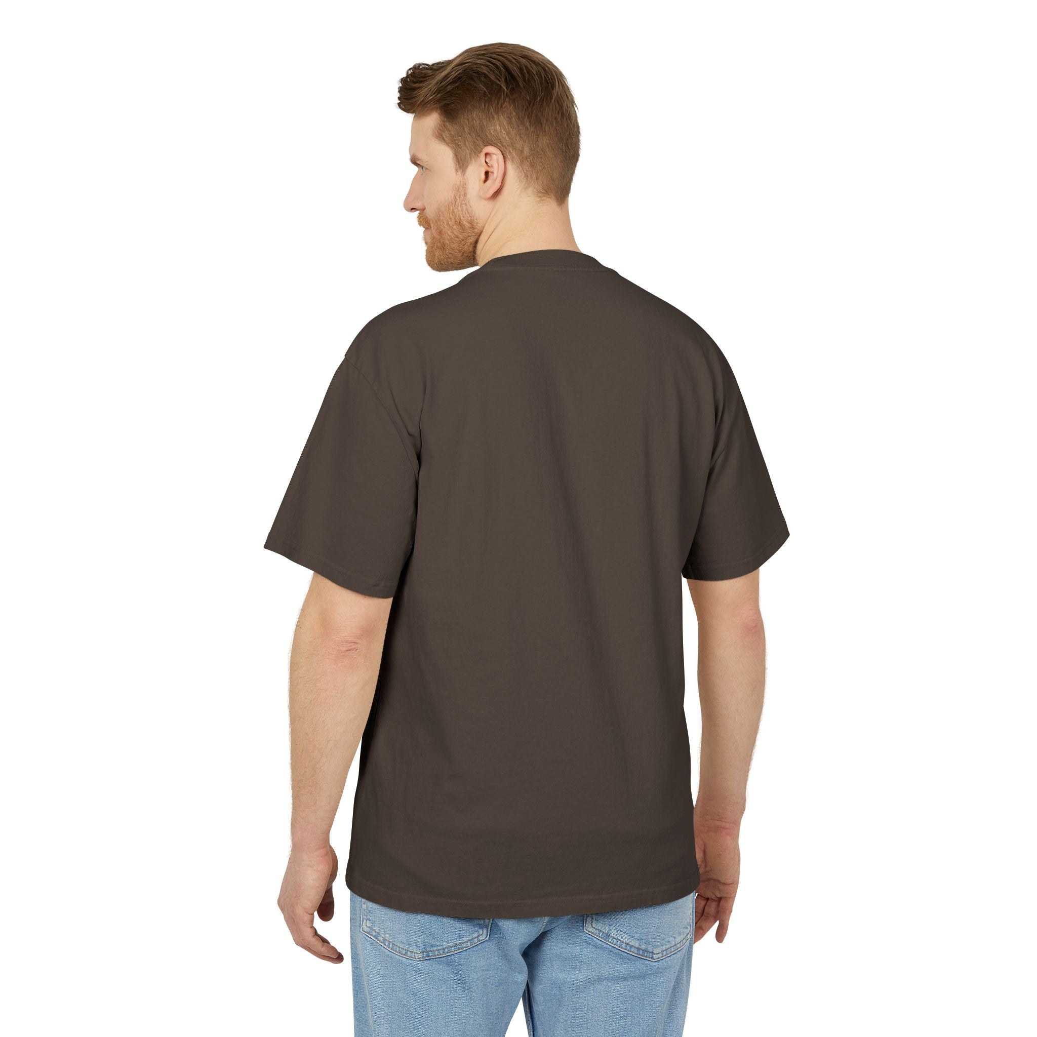 Unlimited Comfort and Style - Unisex Heavy Brown Faded Tee - T-Shirt