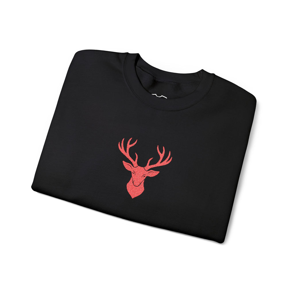 Deer Head Crewneck Sweatshirt