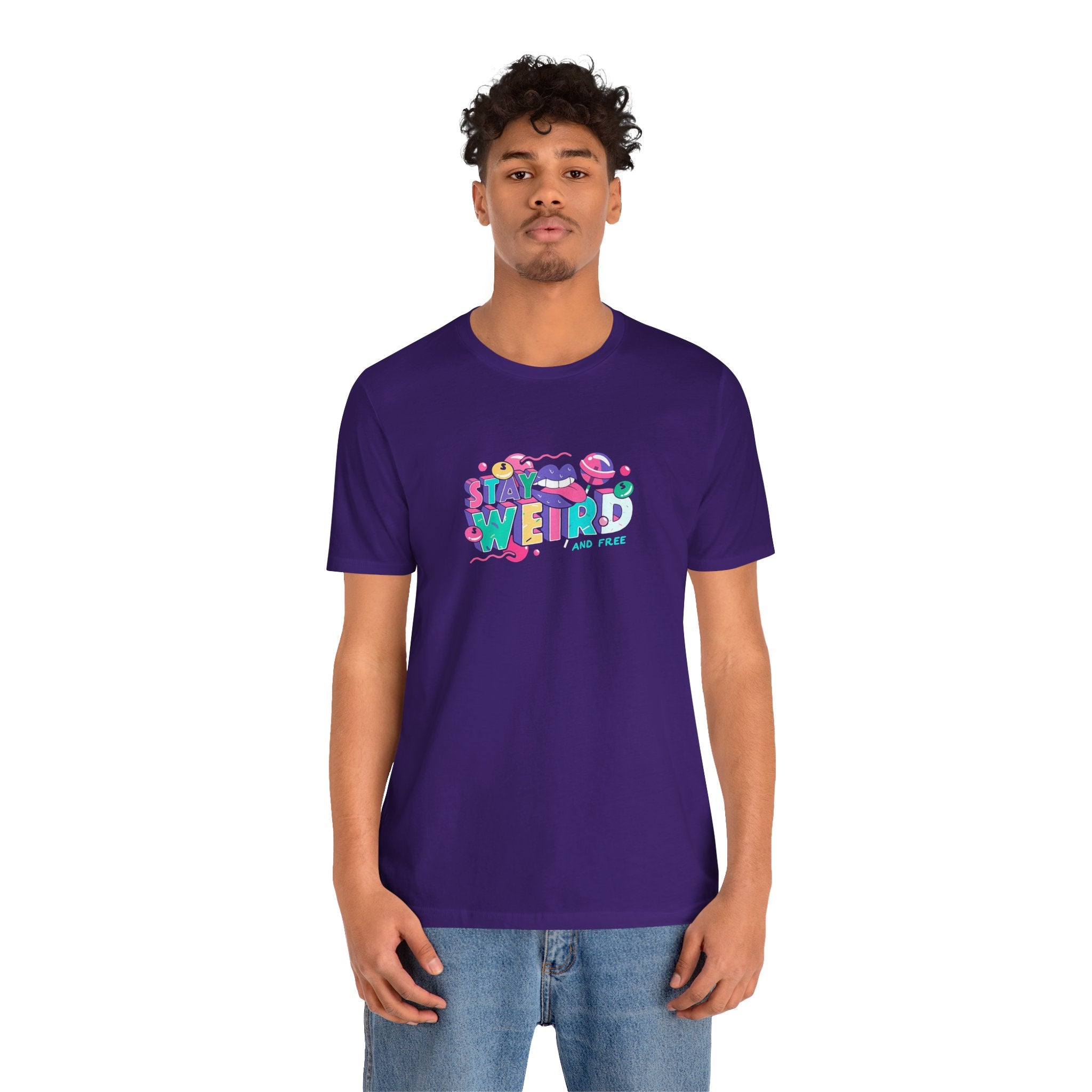 Stay Weird & Free Unisex Jersey Tee - T-Shirt