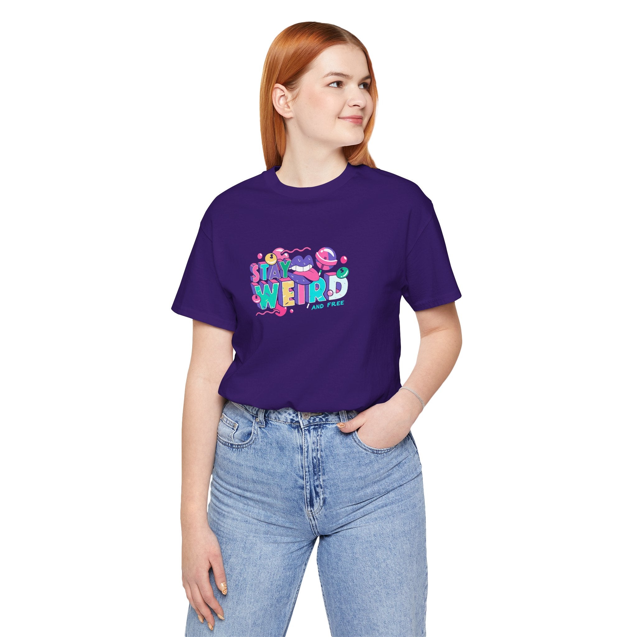 Stay Weird & Free Unisex Jersey Tee - T-Shirt
