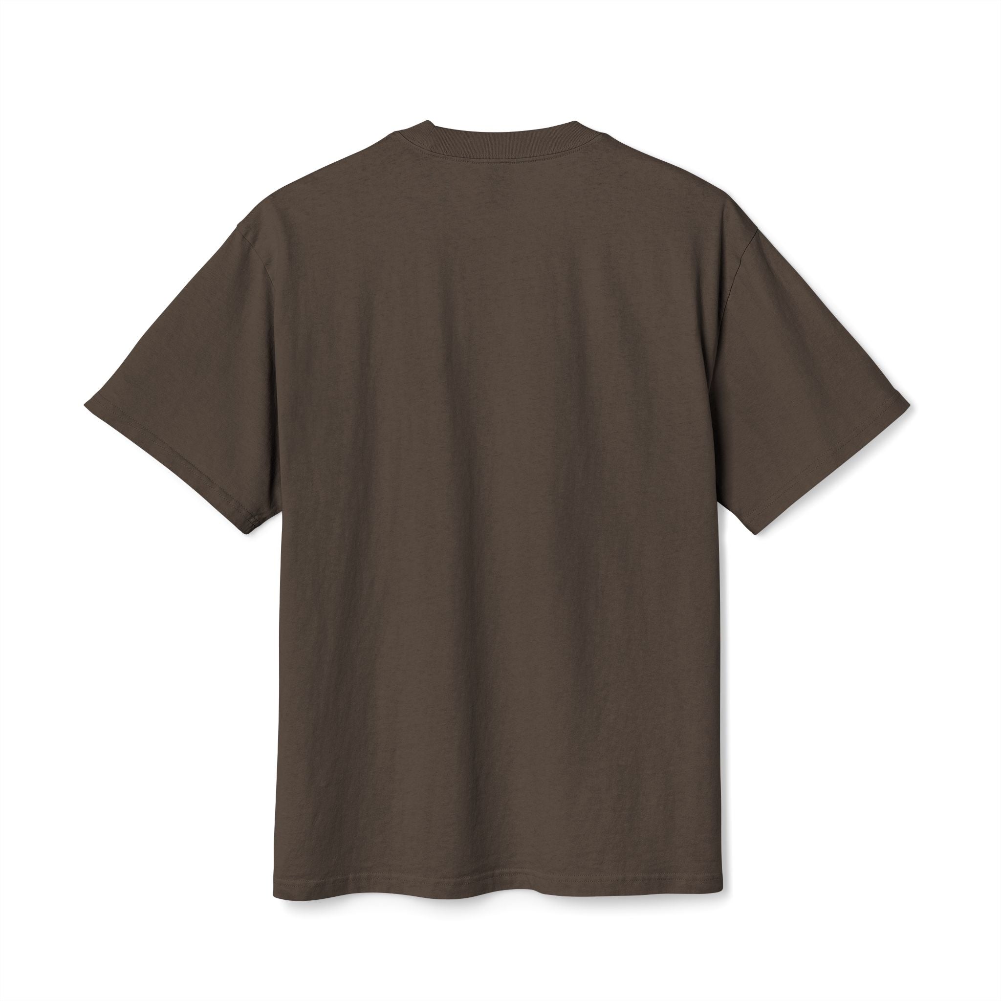 Unlimited Comfort and Style - Unisex Heavy Brown Faded Tee - T-Shirt