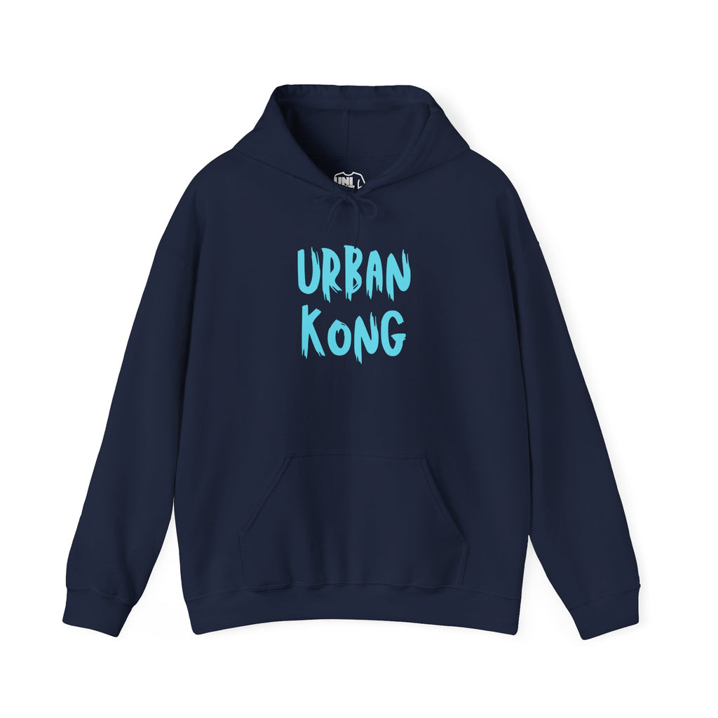 Urban Kong Graphic Hoodie - Fun & Stylish Unisex Sweatshirt - S / Navy - Hoodie