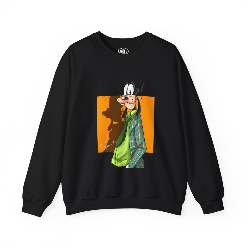 Goofy Graphic Crewneck Sweatshirt - Black / S - Sweatshirt