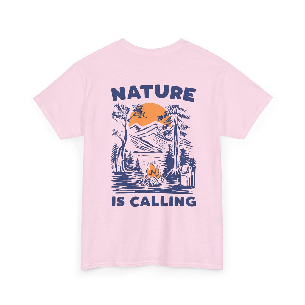 Nature Is Calling Pink Tee - T-Shirt
