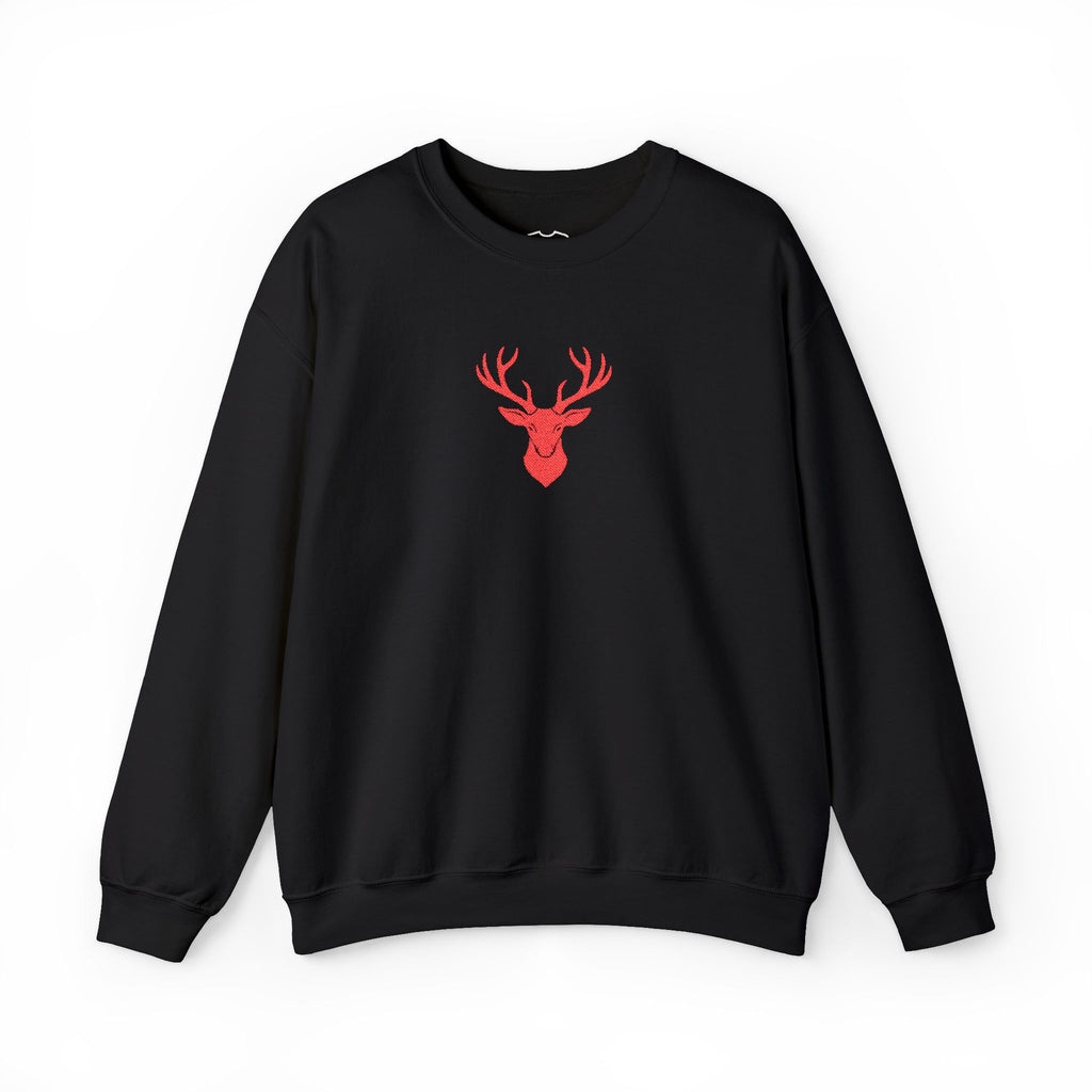 Deer Head Crewneck Sweatshirt