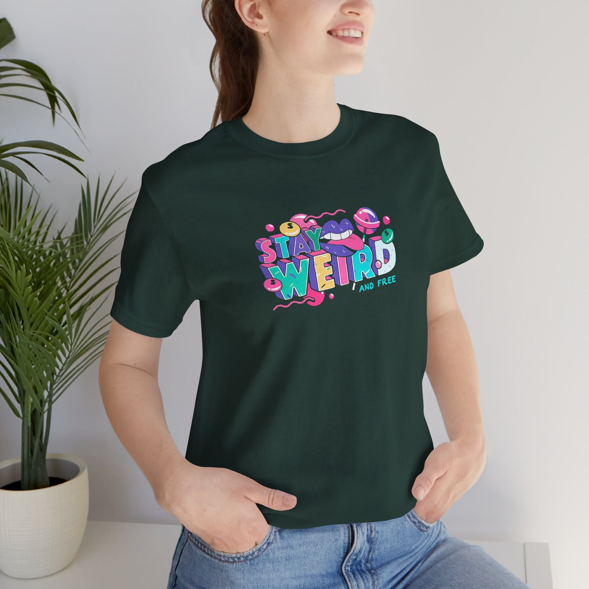 Stay Weird & Free Unisex Jersey Tee - T-Shirt