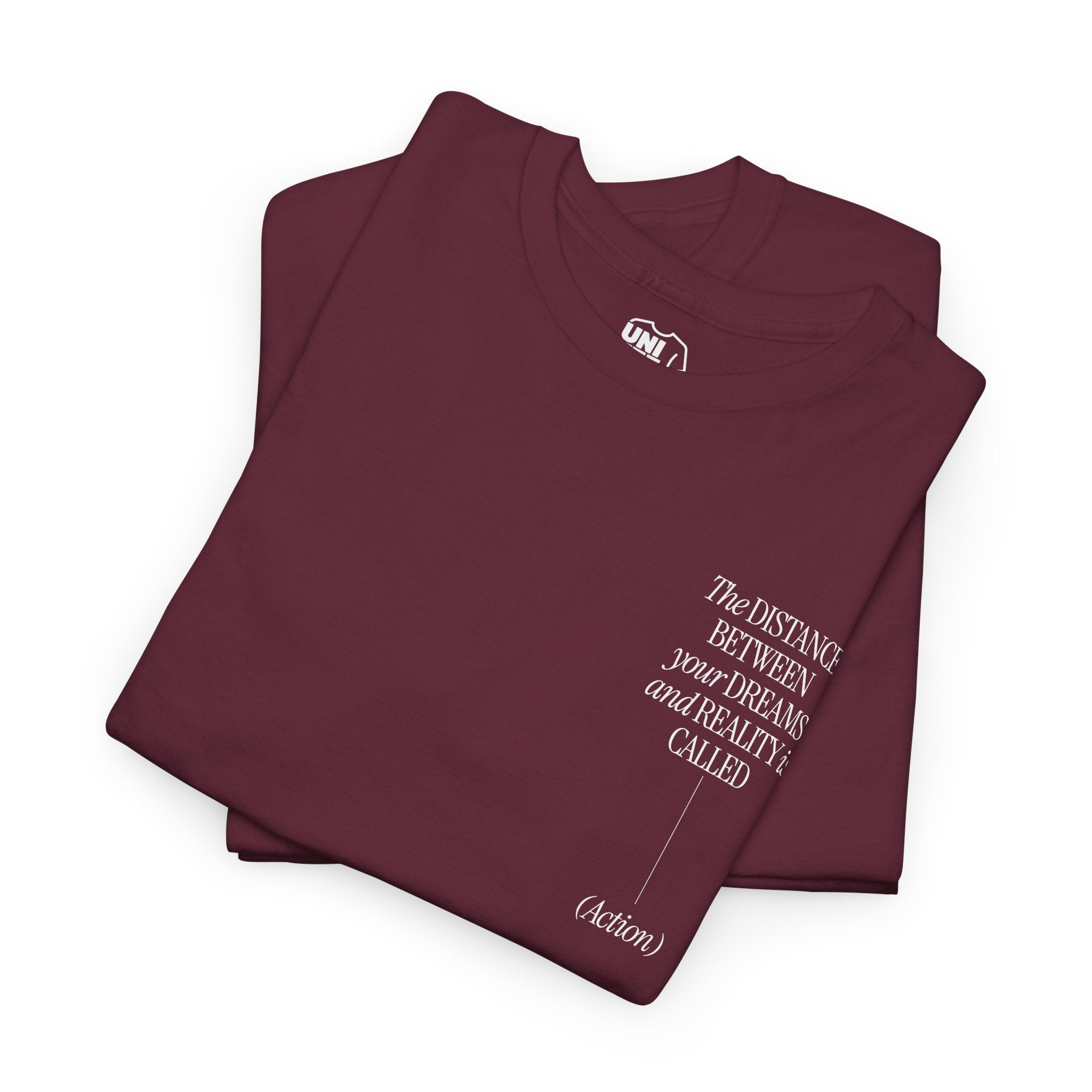 Maroon Dreams Reality T-Shirt tear-away label - T-Shirt