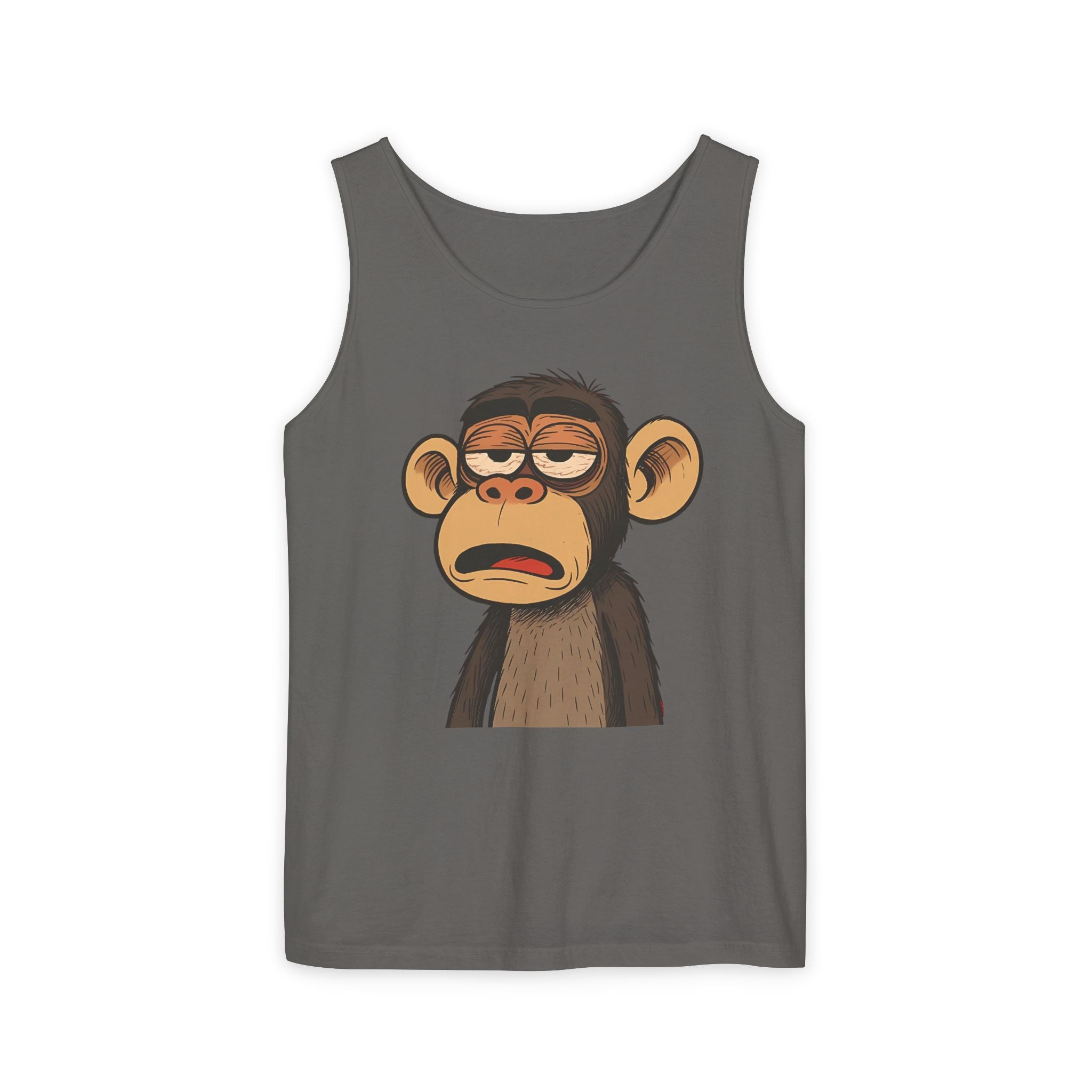 Sarcastic Monkey Unisex Tank Top - Pepper / S - Tank Top