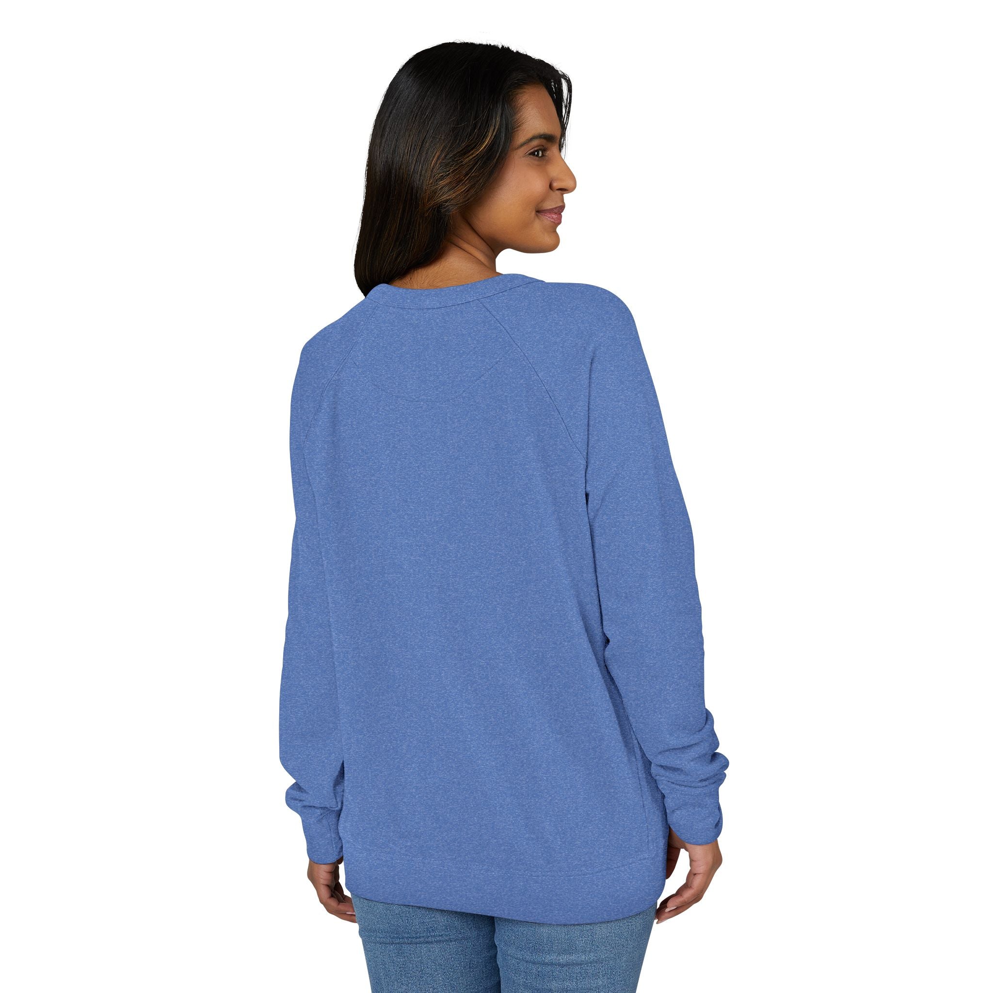 Switzerland Blue Crewneck Sweatshirt Relaxed Fit - Sweatshirt