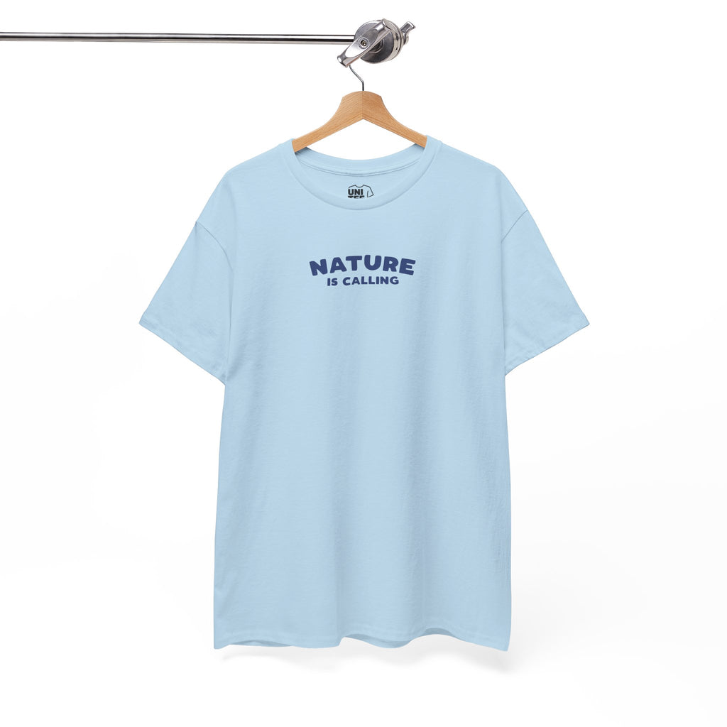 Nature Is Calling Camping T-Shirt care instructions included - T-Shirt