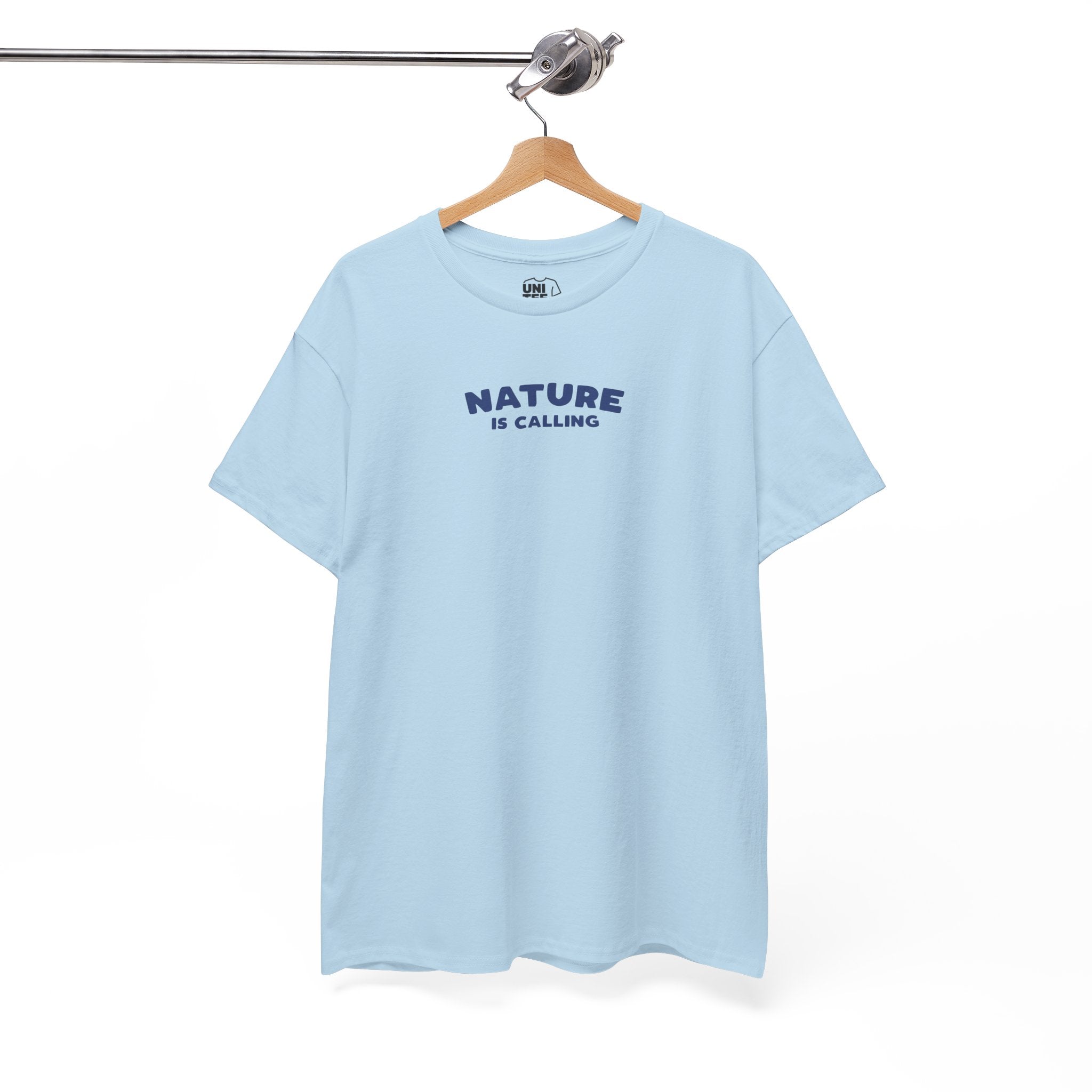 Nature Is Calling Camping T-Shirt care instructions included - T-Shirt