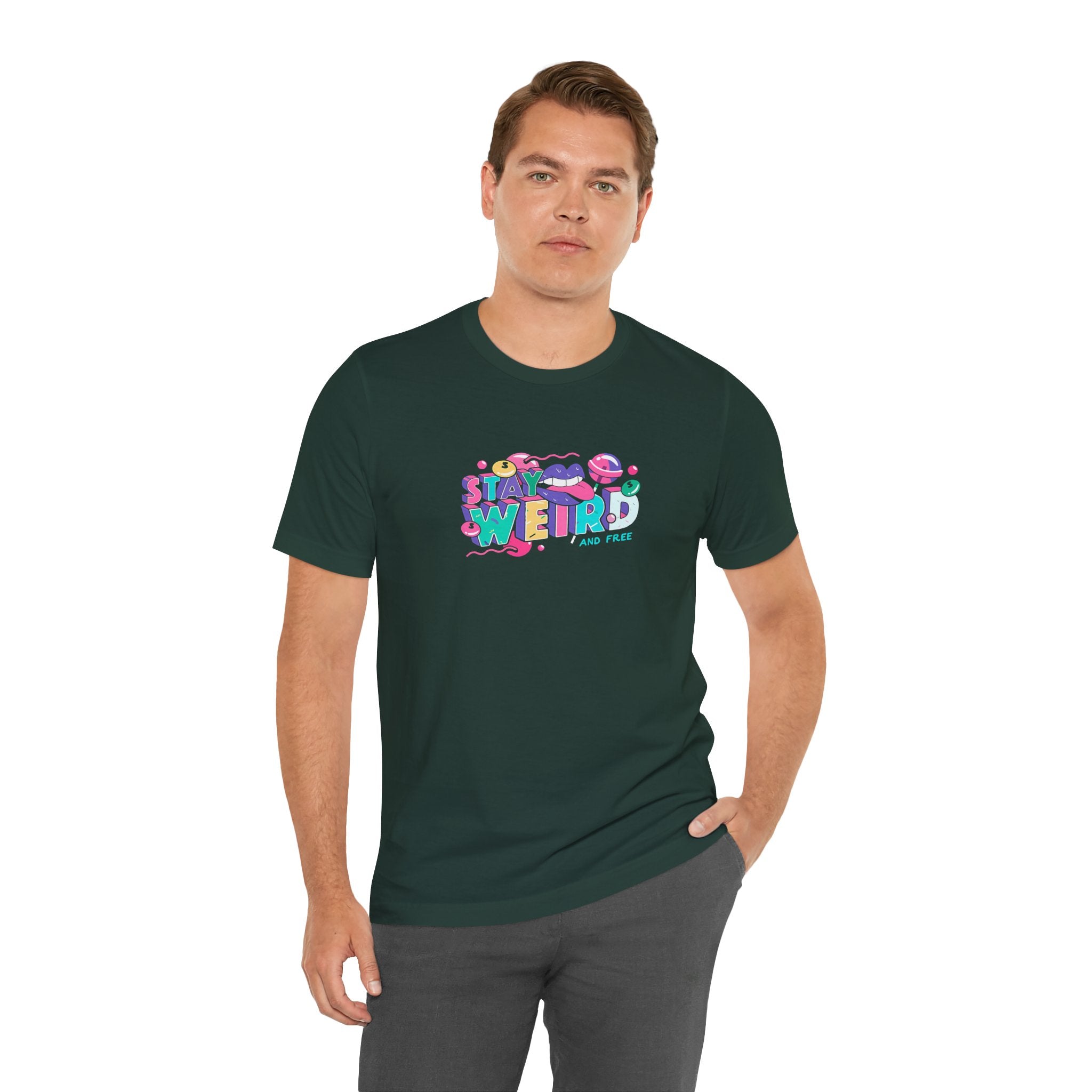 Stay Weird & Free Unisex Jersey Tee - T-Shirt