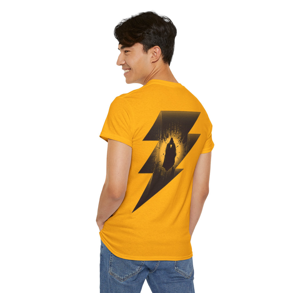 Shazam! Lightning Bolt Graphic Tee - Retro Superhero - T-Shirt