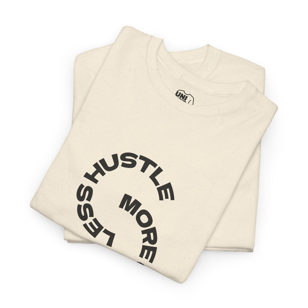 Hustle Less Coffee More Crewneck Tee - T-Shirt