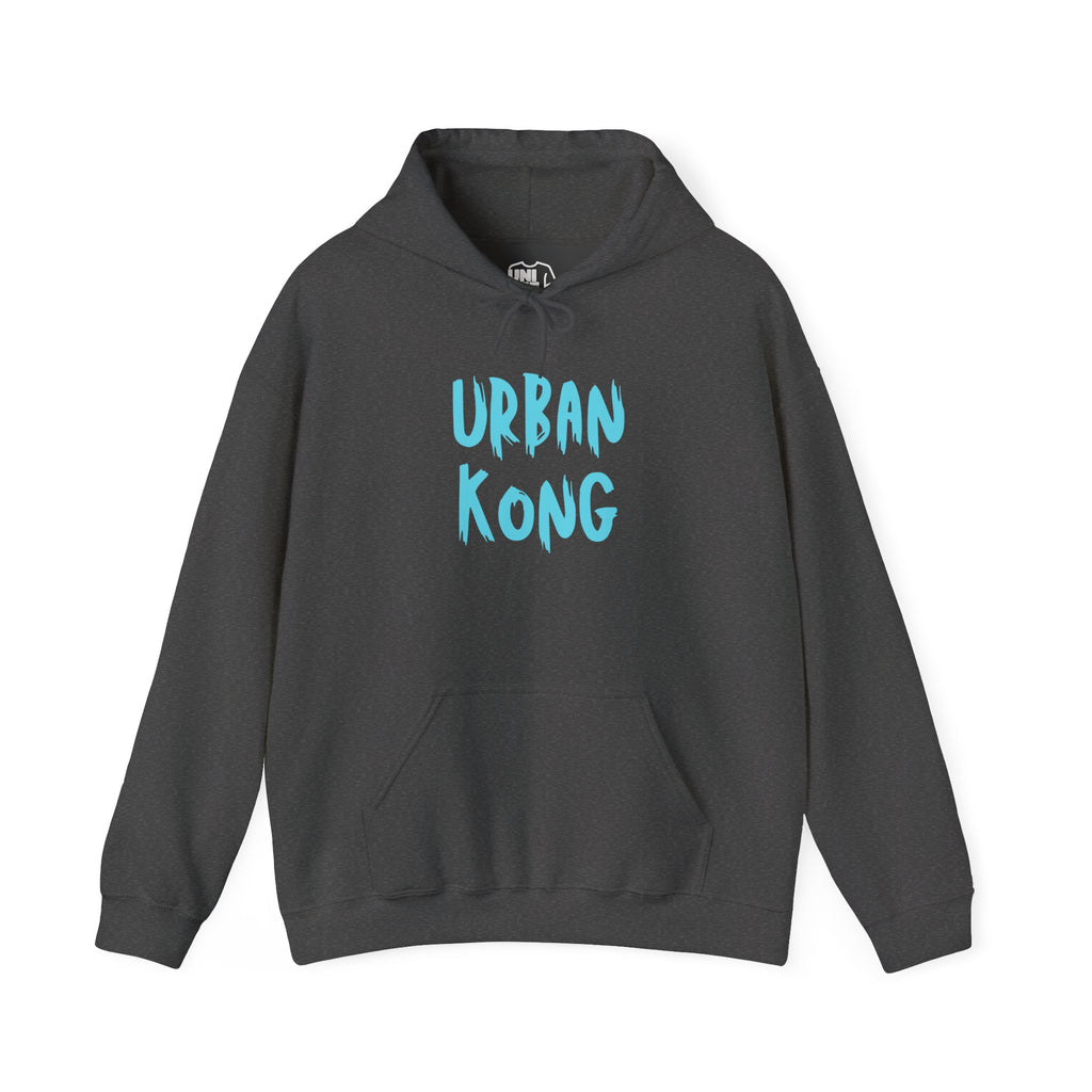Urban Kong Graphic Hoodie - Fun & Stylish Unisex Sweatshirt - S / Dark Heather - Hoodie