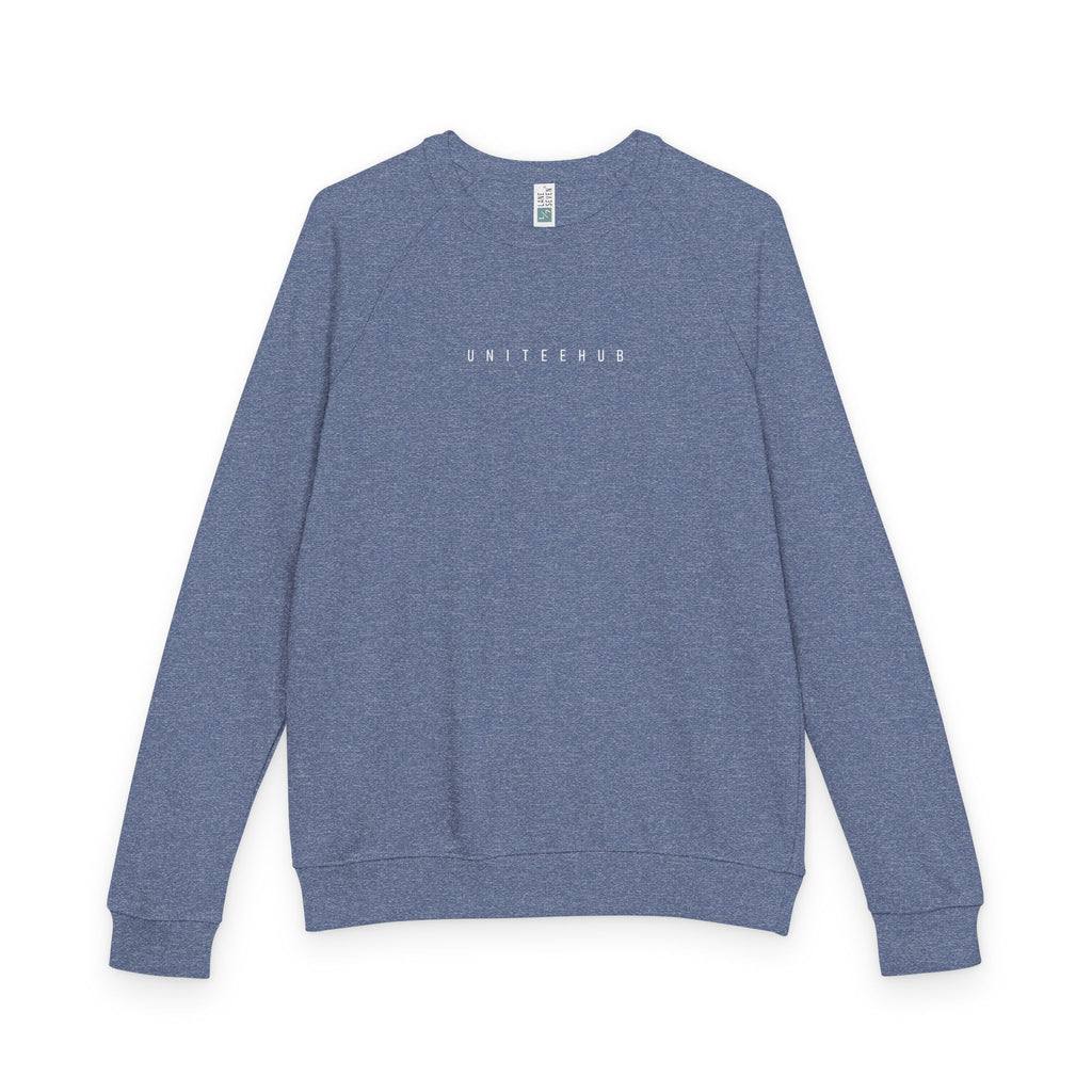 Blue Heathered Crewneck Sweatshirt Relaxed Fit - Heather Denim / S - Sweatshirt