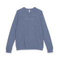 Blue Heathered Crewneck Sweatshirt Relaxed Fit - Heather Denim / S - Sweatshirt