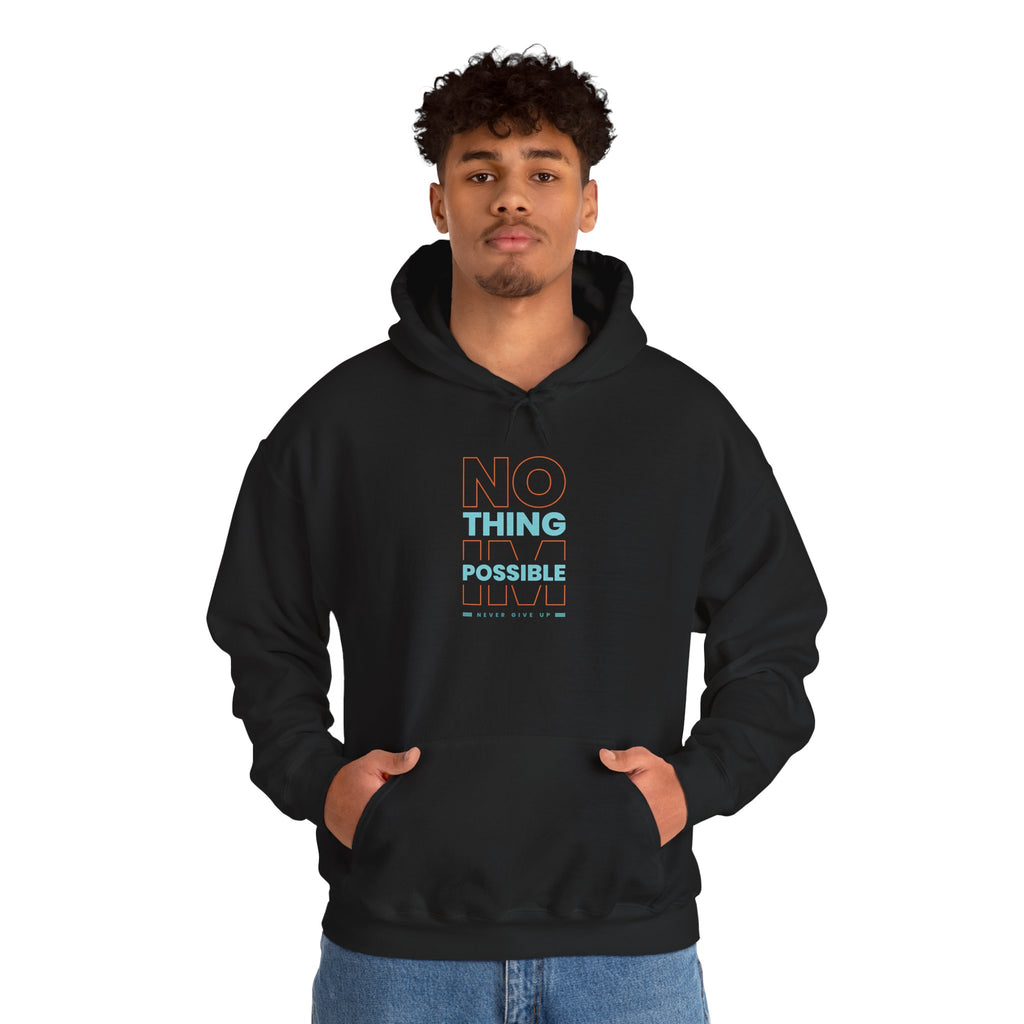 NO THING IS POSSIBLE Black Hoodie by Uniteehub - S / Black - Hoodie