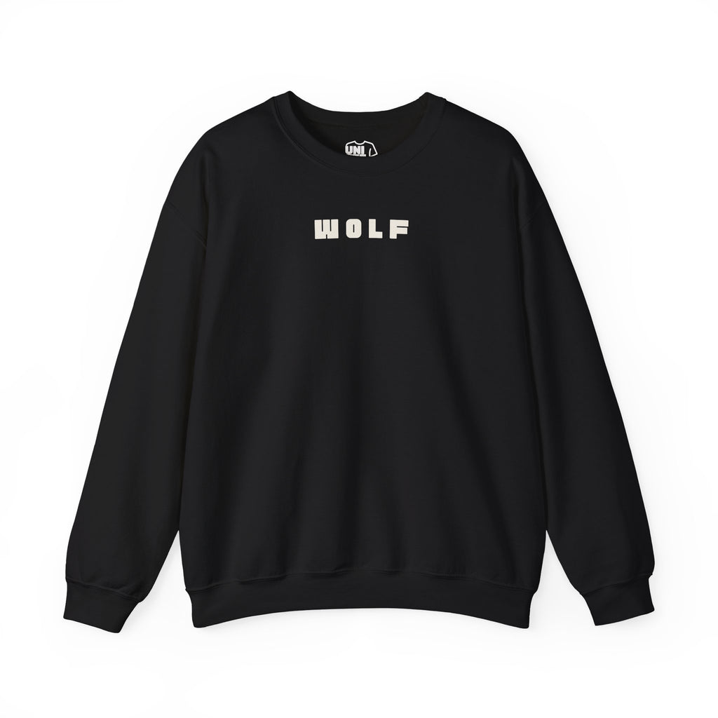 Wolf Graphic Crewneck Sweatshirt for Halloween - Sweatshirt