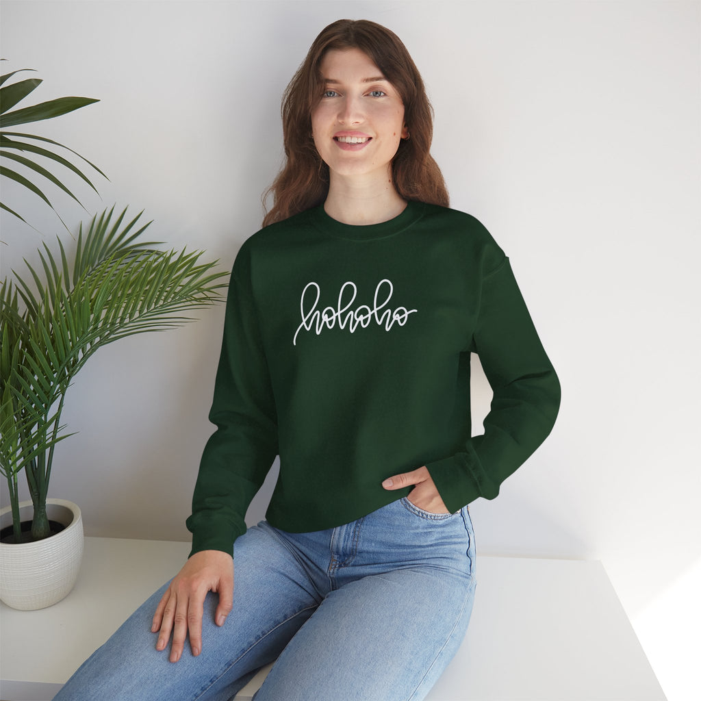 Ho Ho Ho Green Crewneck Sweatshirt - Sweatshirt