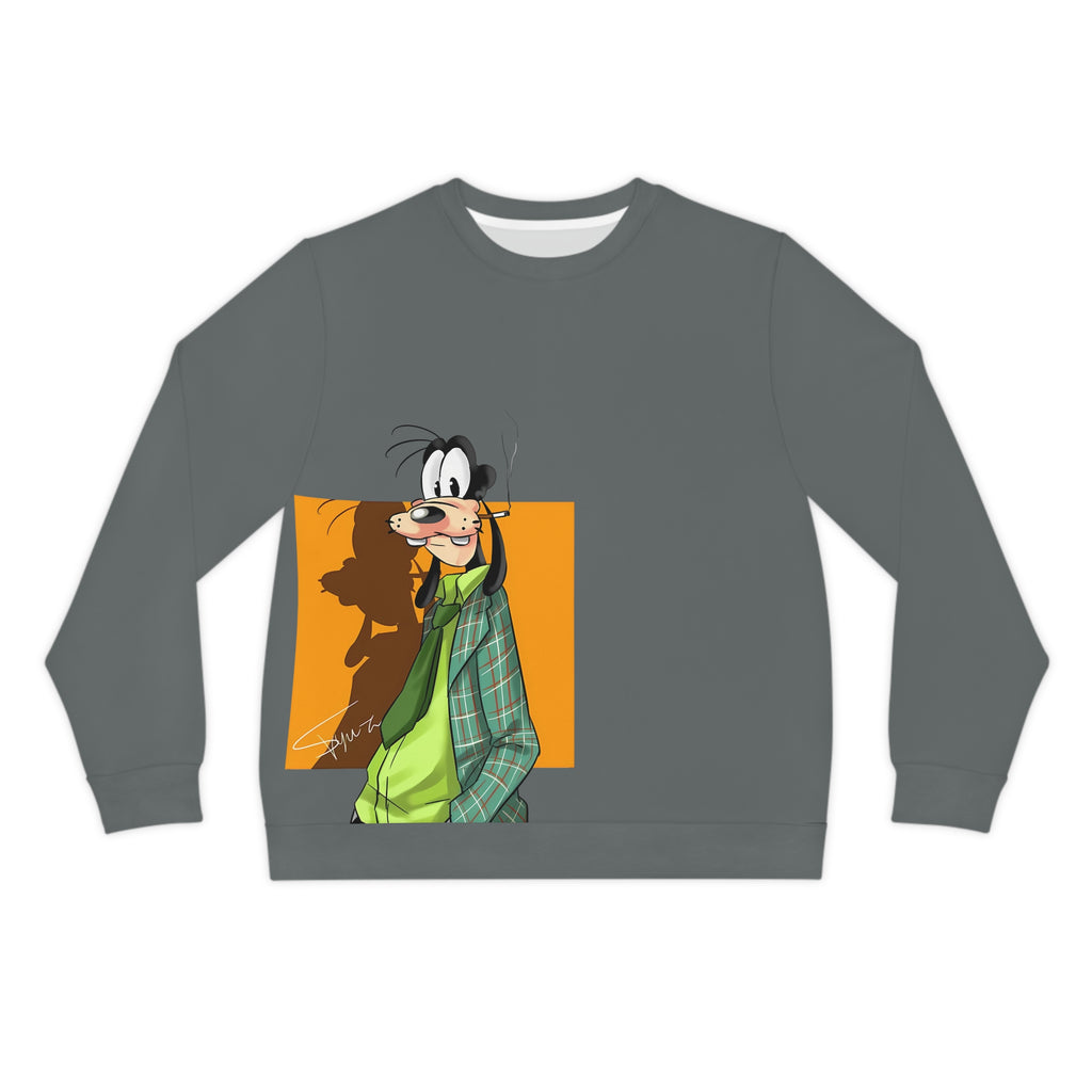 Goofy Lightweight Sweatshirt - Casual Comfort for Disney Fans - L - All Over Prints