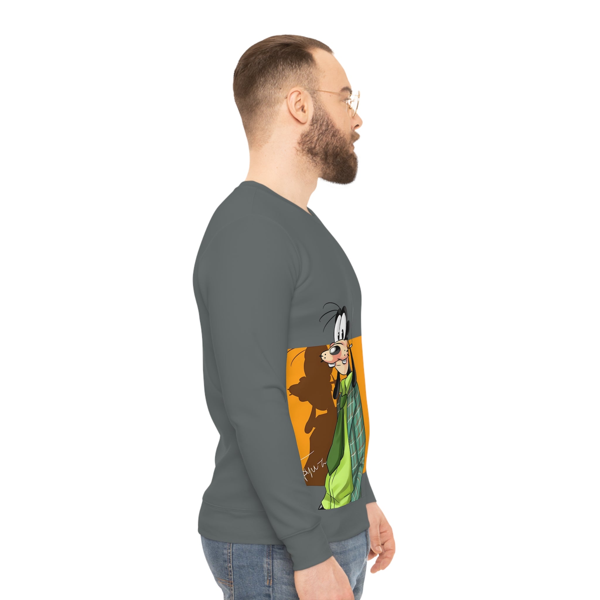 Goofy Lightweight Sweatshirt - Casual Comfort for Disney Fans - L - All Over Prints