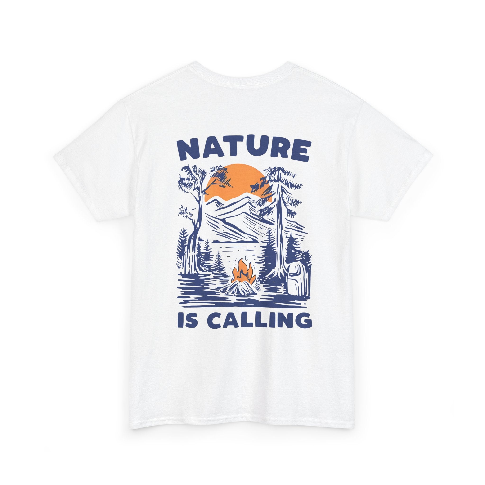 Nature Is Calling Camping T-Shirt care instructions included - T-Shirt