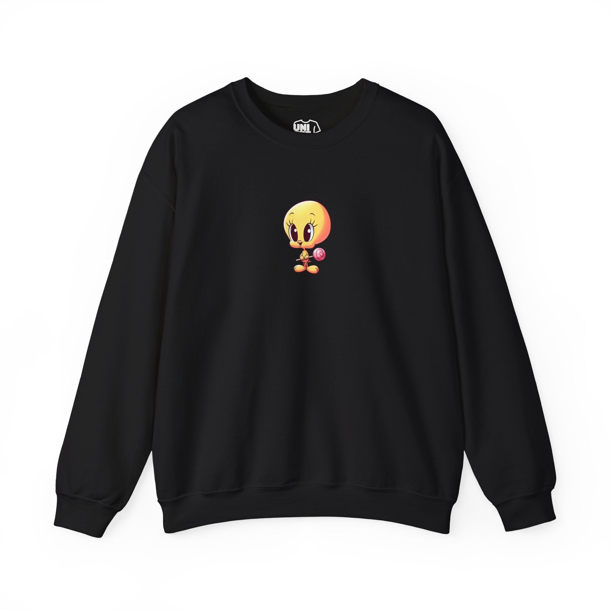 Tweety Bird Unisex Crewneck Sweatshirt - Black / S - Sweatshirt
