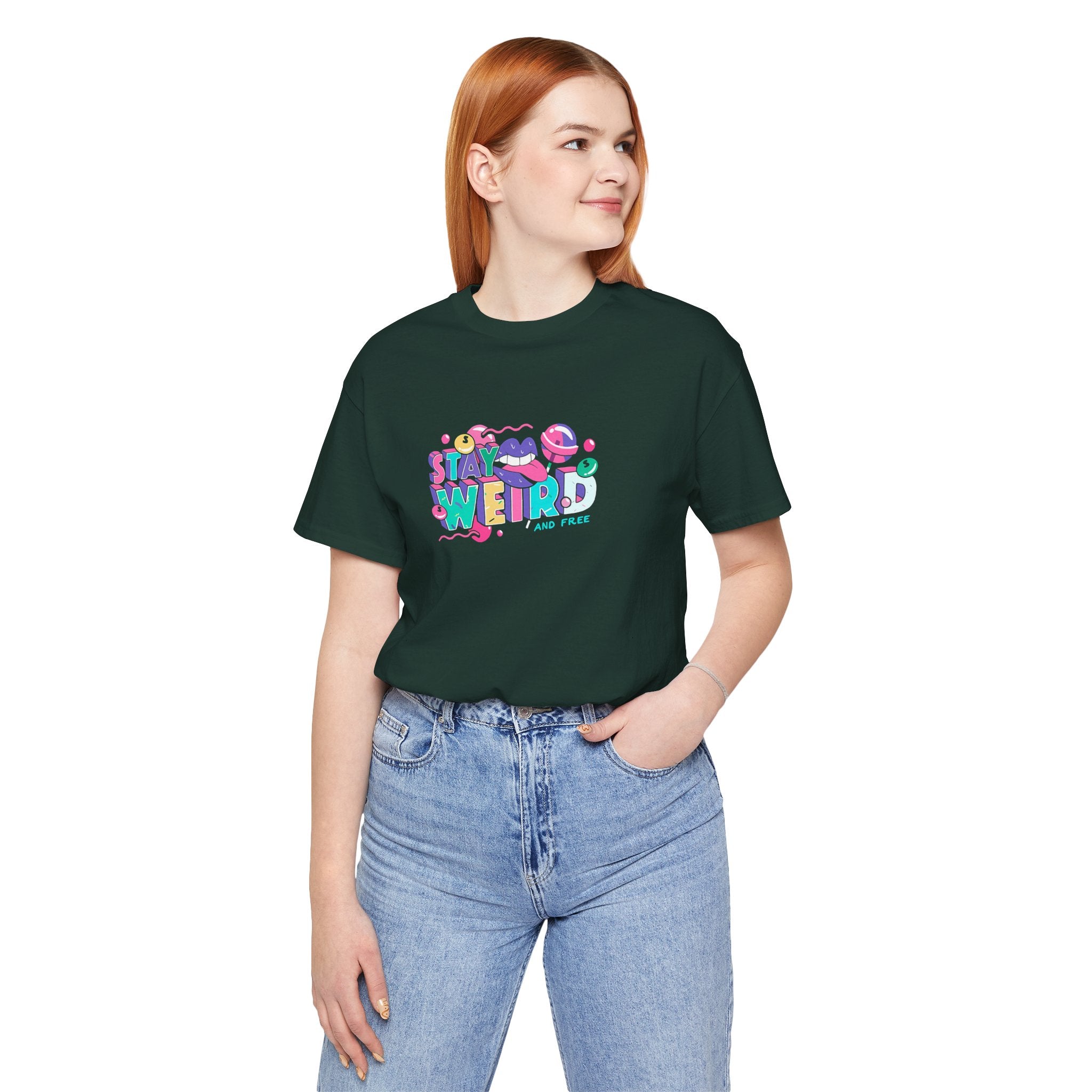 Stay Weird & Free Unisex Jersey Tee - T-Shirt