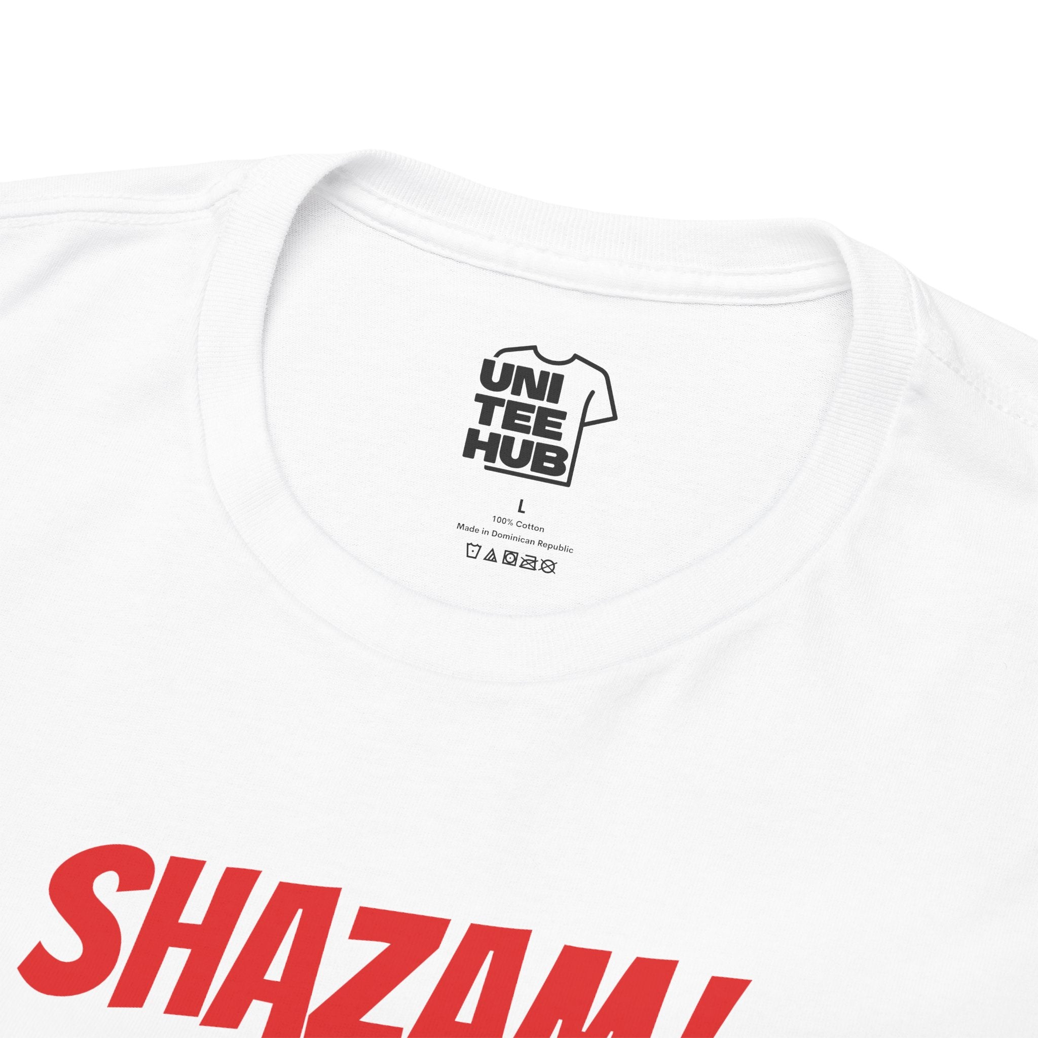 Shazam! Lightning Bolt Graphic Tee - Retro Superhero - T-Shirt