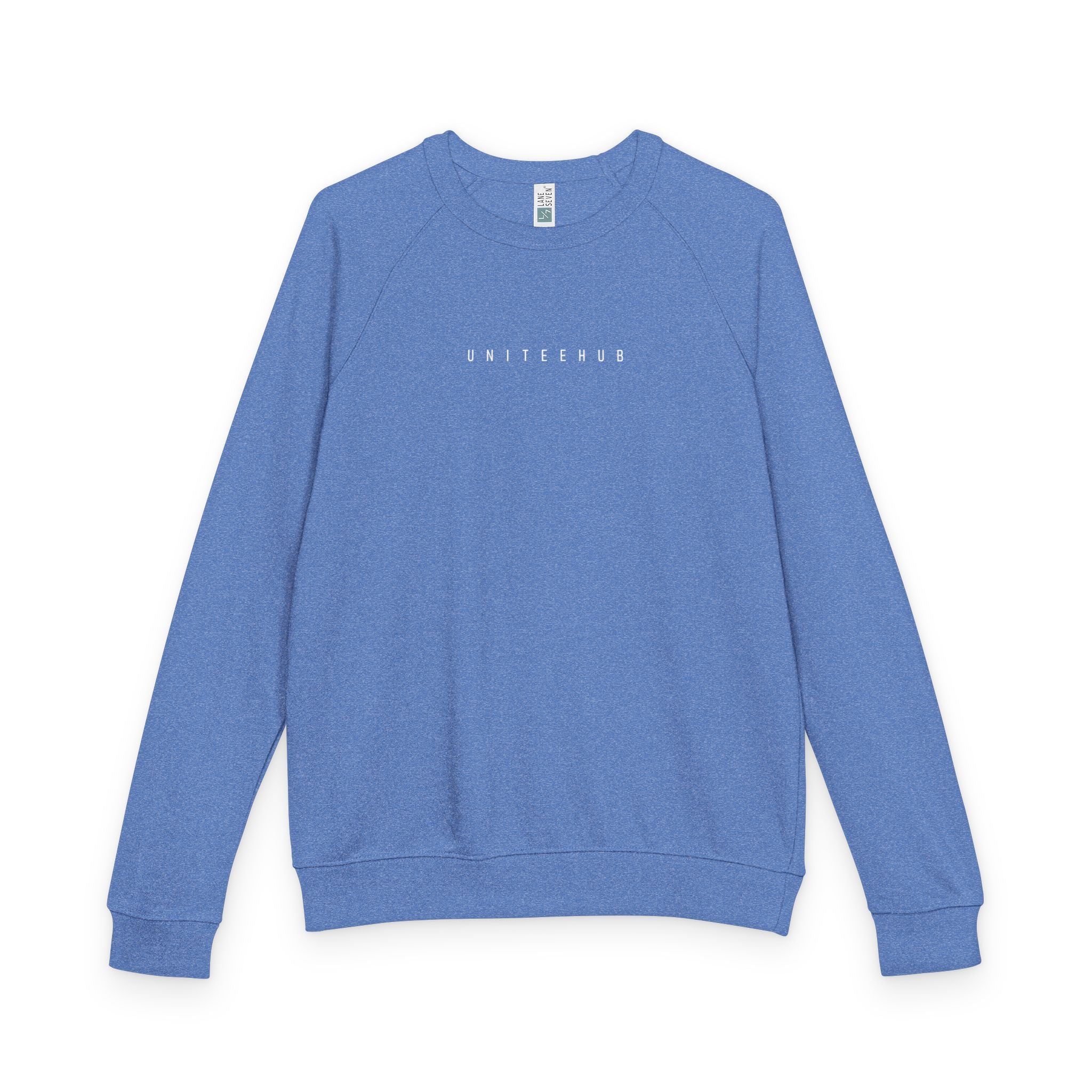 Switzerland Blue Crewneck Sweatshirt Relaxed Fit - Sweatshirt
