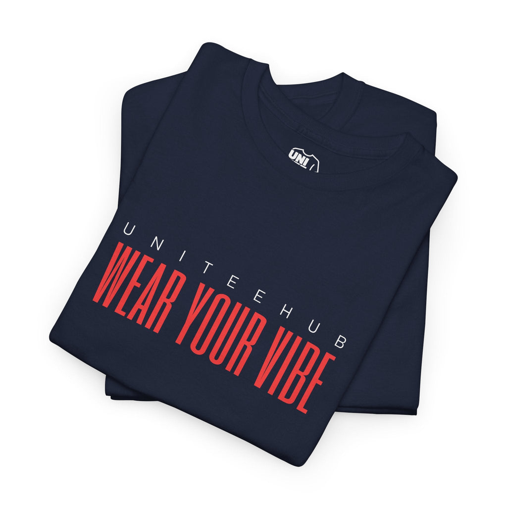 ’Wear Your Vibe’ Unisex Heavy Cotton Tee - T-Shirt