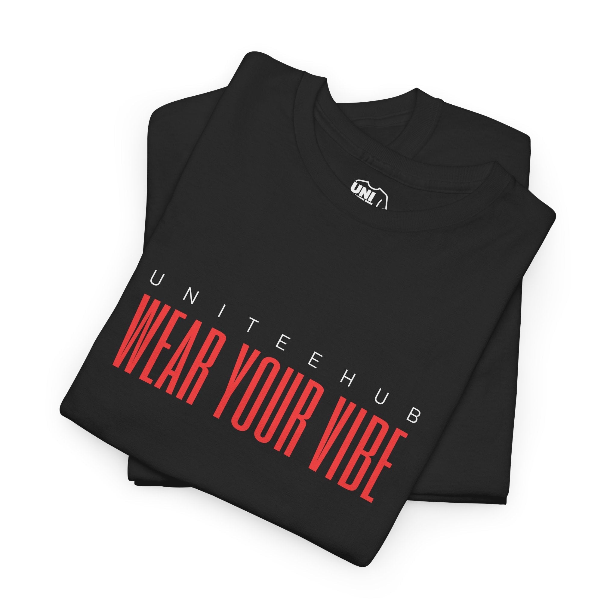 ’Wear Your Vibe’ Unisex Heavy Cotton Tee - T-Shirt